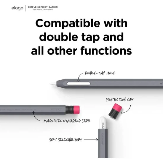Elago Apple Pencil 2Nd Gen Classic Case Dark Gray